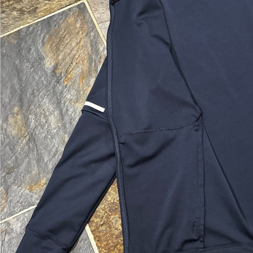 Men's Navy Full-Zip Jacket - Picture 7 of 10